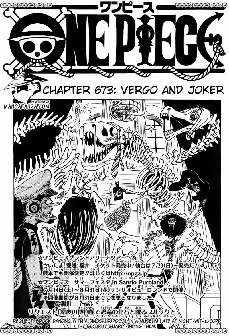 One piece 673 anglais